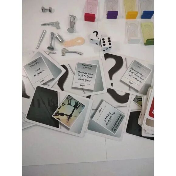 Clue Discover the Secrets 2008 Replacement Parts Question Mark Pawn Weapons Card - Picture 12 of 16